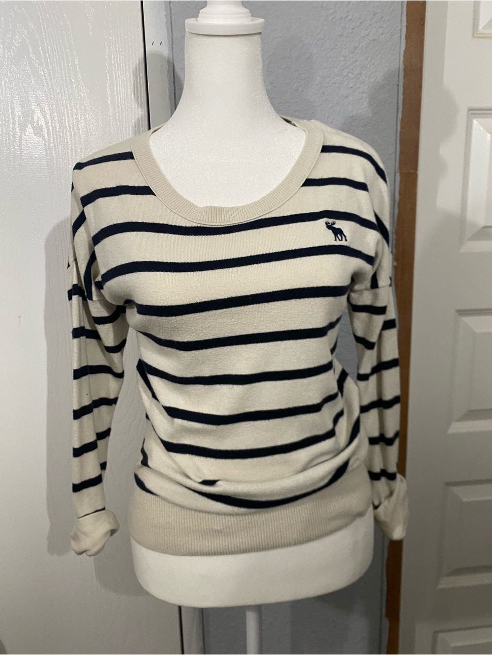 Abercrombie & Fitch Striped Long Sleve Shirt